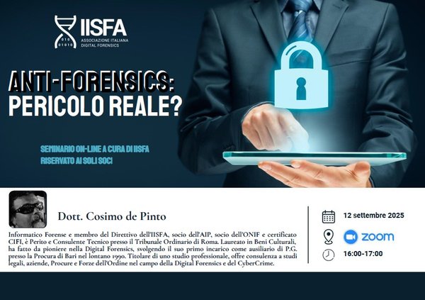 Anti-forensics: pericolo reale?