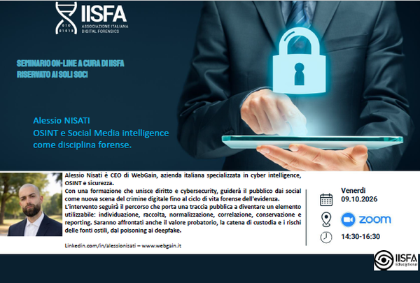 OSINT e Social Media Intelligence come disciplina forense